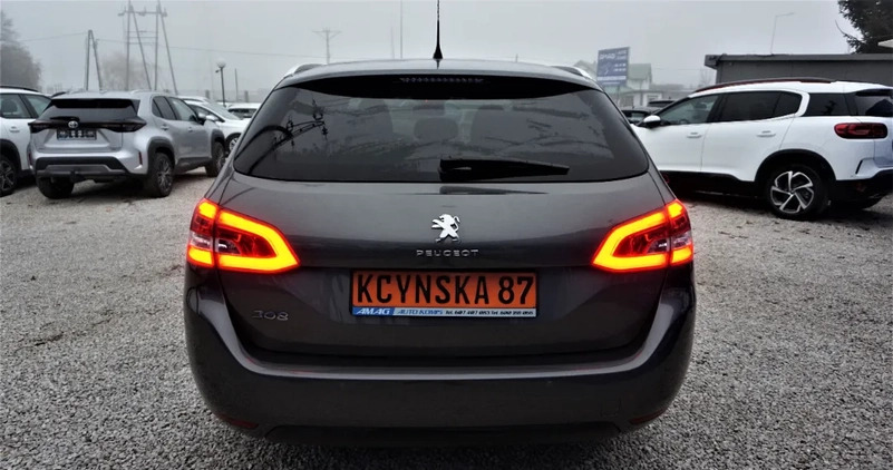 Peugeot 308 cena 53900 przebieg: 52719, rok produkcji 2019 z Solec Kujawski małe 352